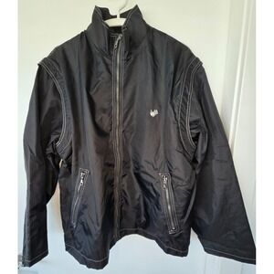 Bishop Windbreaker Vest-Two Way Retro Minimalist Quiet Luxury Preppy Grunge Goth